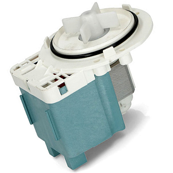 Насос-сливной-(помпа)-GRE-34W,-крепл.-—-4-защелки,-выводы-—-сзади-раздельно