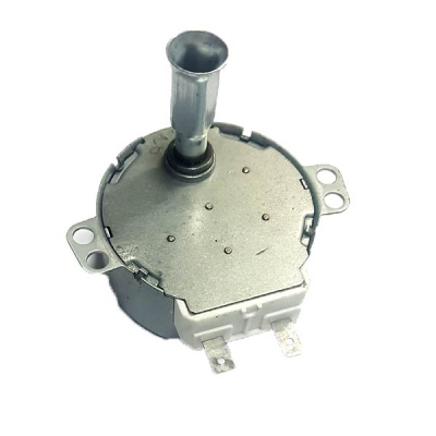 Двигатель вращения поддона микроволновой (СВЧ) печи TKG032 (БТ) - вид сзади