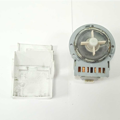 Насос сливной (помпа) Askoll DC31-00180A Samsung 30W, крепл. — 3 винта, выводы — сзади раздельно Фото 4